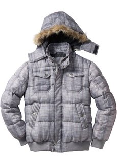 Куртка (черный в клетку) Bonprix