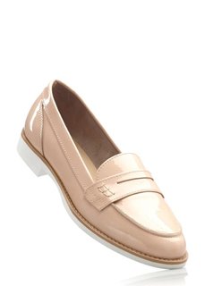 Кожаные мокасины (коньячно-коричневый) Bonprix