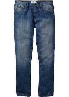 Джинсы Regular Fit Straight, низкий + высокий рост (U + S) (темно-синий) Bonprix