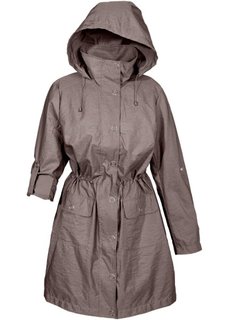 Удлиненная куртка (дымчато-серый) Bonprix