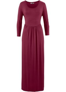 Трикотажное платье с рукавом 3/4 (черный) Bonprix