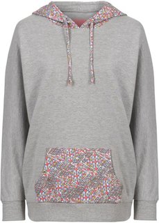 Свитшот (черный с этническим узором) Bonprix