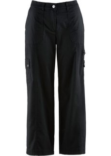 Брюки 7/8 с широкими брючинами (ночная синь) Bonprix