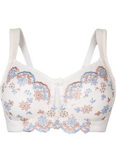 Разгрузочный бюстгальтер без косточек, чашка E (экрю) Bonprix