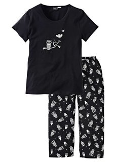 Пижама (2 изд.) (красная ягода/белый) Bonprix