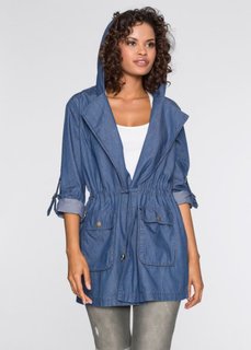 Джинсовая куртка (темный деним) Bonprix