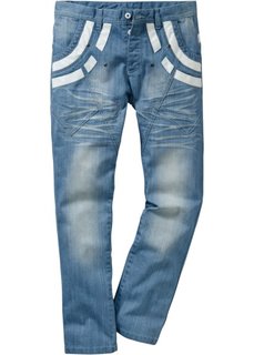 Джинсы Regular Fit Straight, длина (в дюймах) 34 (нежно-голубой выбеленный «поте) Bonprix
