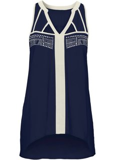 Топ (розовый/черный) Bonprix