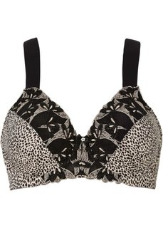 Бюстгальтер-минимайзер, чашка E (бежевый/черный) Bonprix