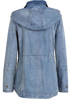 Джинсовая парка (оливковый деним) Bonprix