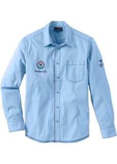 Рубашка Regular Fit (клубничный) Bonprix