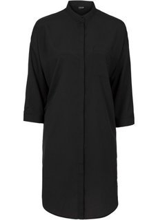 Рубашка (черный/цвет белой шерсти в пол) Bonprix