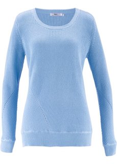 Пуловер с длинным рукавом (натуральный) Bonprix