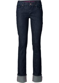 Джинсы Skinny (синий «потертый») Bonprix