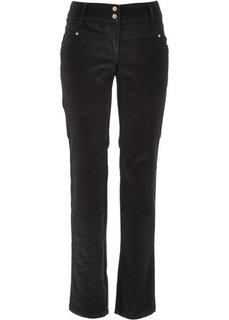 Вельветовые брюки-стретч (темно-коричневый) Bonprix