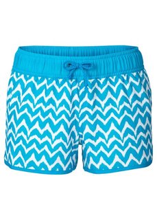 Пляжные шорты (черный/белый с узором) Bonprix