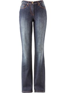 Джинсы-стретч Bootcut удобного покроя в бедрах (синий «потертый») Bonprix