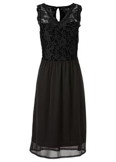 Платье (черный/нежно-розовый) Bonprix