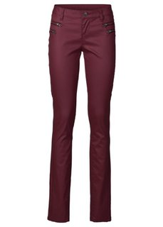 Брюки с покрытием (черный) Bonprix