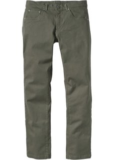 Брюки-стретч  Slim Fit Straight (черный) Bonprix