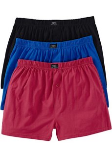 Трусы (3 пары) (черный однотонный) Bonprix