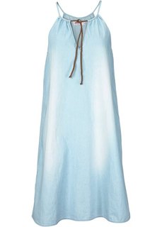 Джинсовое платье (синий «потертый») Bonprix