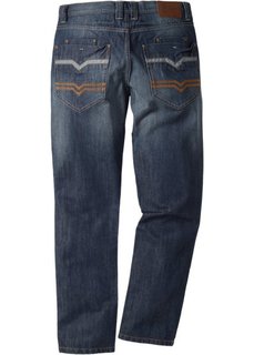 Джинсы Regular Fit Straight, cредний рост (N) (темно-синий) Bonprix