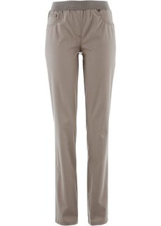 Брюки без застежки (новый хаки) Bonprix