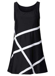 Пляжное платье из купального материала (белый) Bonprix