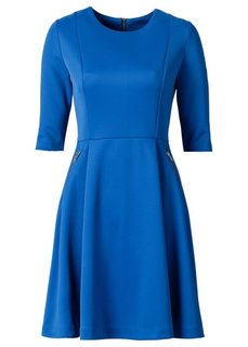 Платье из материала под неопрен (темно-синий) Bonprix