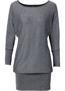 Люрексовый пуловер (черный) Bonprix