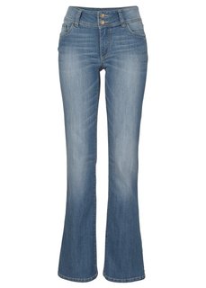Джинсы-стретч BOOTCUT, низкий рост (K) (темно-синий) Bonprix