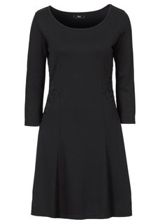 Платье из трикотажа Punto Di Roma с рукавом 3/4 (клубничный) Bonprix