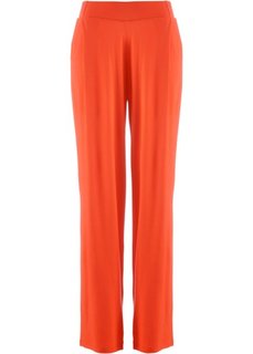 Трикотажные брюки-палаццо (черный) Bonprix