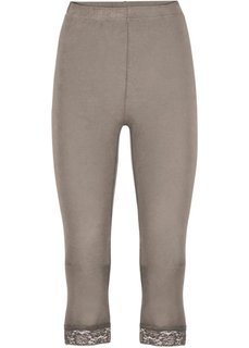Легинсы с кружевом (черный) Bonprix