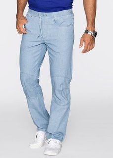 Джинсы Regular Fit без застежки (нежно-голубой) Bonprix