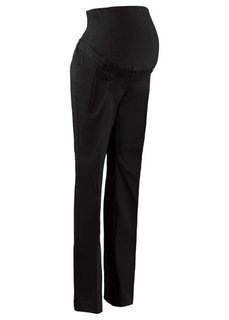 Деловая мода для беременных: брюки-стретч с широкими брючинами (дымчато-серый) Bonprix