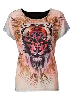 Футболка (нектариновый с рисунком) Bonprix