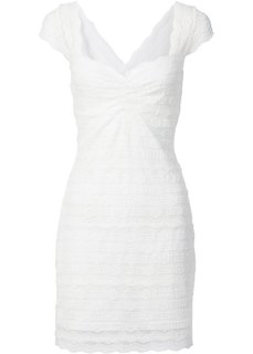 Кружевное платье (красный) Bonprix