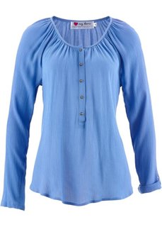 Блузка с длинным рукавом (белый) Bonprix