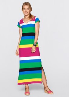 Трикотажное платье (в полоску) Bonprix
