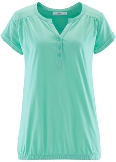 Блузон с короткими рукавами (мандариново-красный) Bonprix