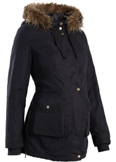 Мода для беременных: куртка с капюшоном (темно-оливковый) Bonprix