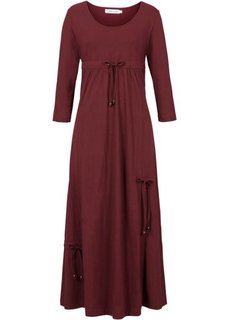Трикотажное платье с рукавом 3/4 (черный) Bonprix