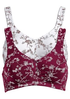 Бюстгальтер (2 шт.), чашка D (черный/белый) Bonprix