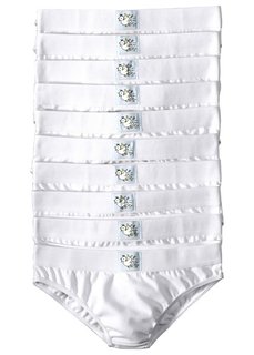 Трусики (10 шт.) (черный) Bonprix