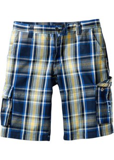 Бермуды-карго Regular Fit (красный в клетку) Bonprix