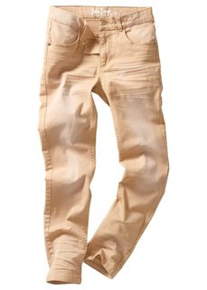 Брюки Slim Fit с потертостями, Размеры 116-170 (дымчато-серый) Bonprix