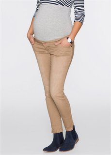 Для будущих мам: очень эластичные джинсы Skinny (хаки) Bonprix