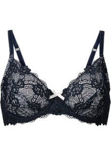 Бюстгальтер, чашка D (темно-синий/экрю) Bonprix